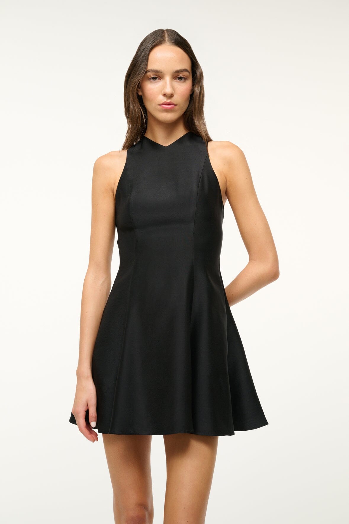 Image MINI HEIKE DRESS | BLACK 2 of 6 and Clicking this image will trigger a zoom pop-up