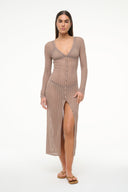 Image SHOKO COVERUP DRESS | TAUPE 5 of 6