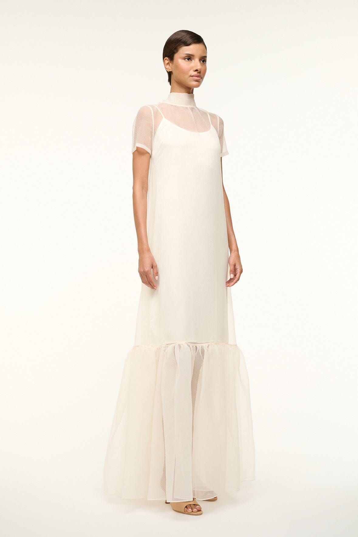 Image CALLUNA DRESS | WHITE 4 of 5 and Clicking this image will trigger a zoom pop-up