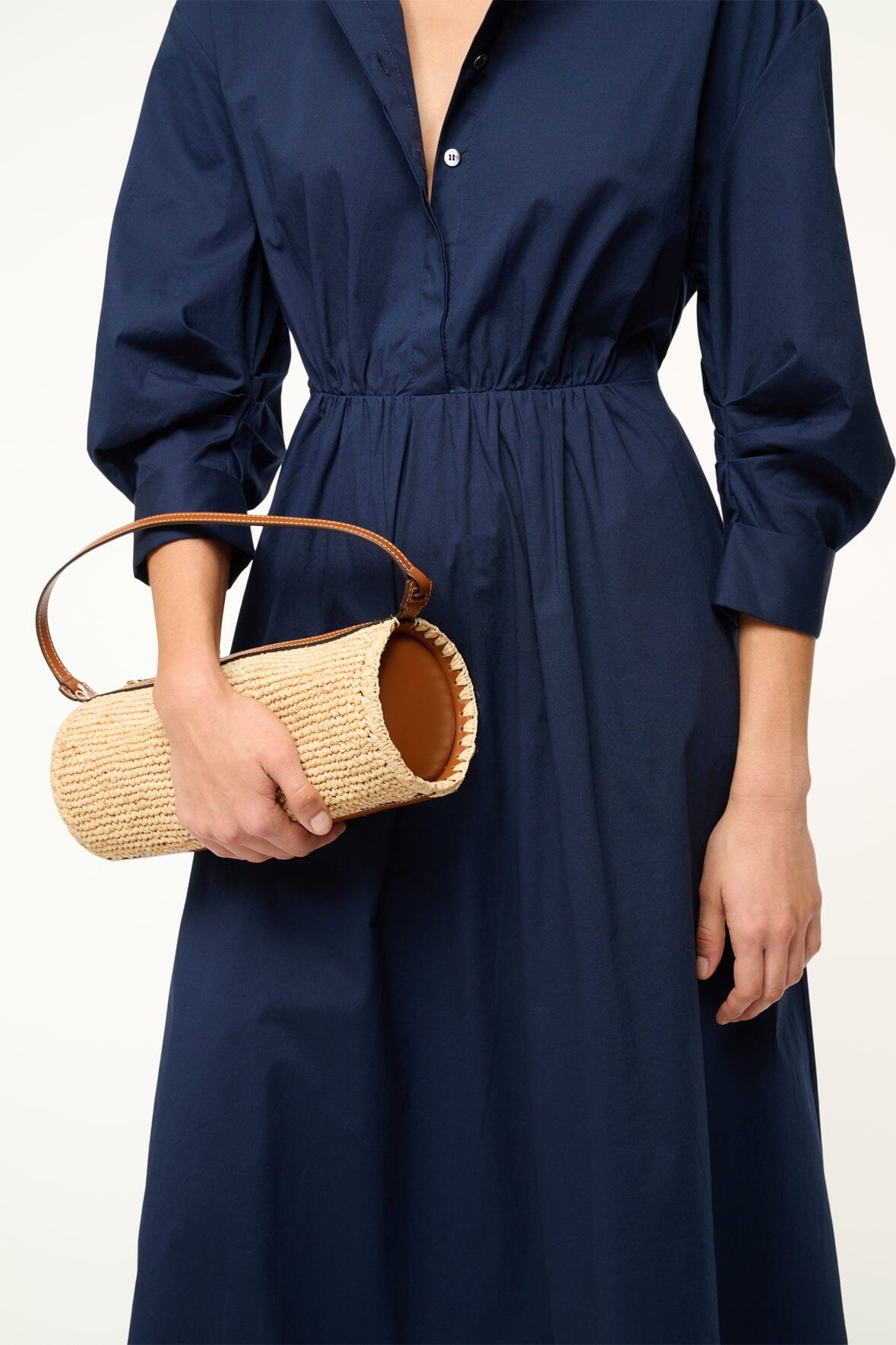 Image MINI TARU RAFFIA BAG | NATURAL TAN 6 of 7 and Clicking this image will trigger a zoom pop-up