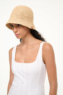 Image ST. REGIS MEYERS CROCHET HAT | NATURAL TAN 1 of 8
