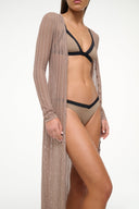 Image SHOKO COVERUP DRESS | TAUPE 3 of 6