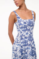 Image WELLS DRESS | BLUE TOILE 3 of 6