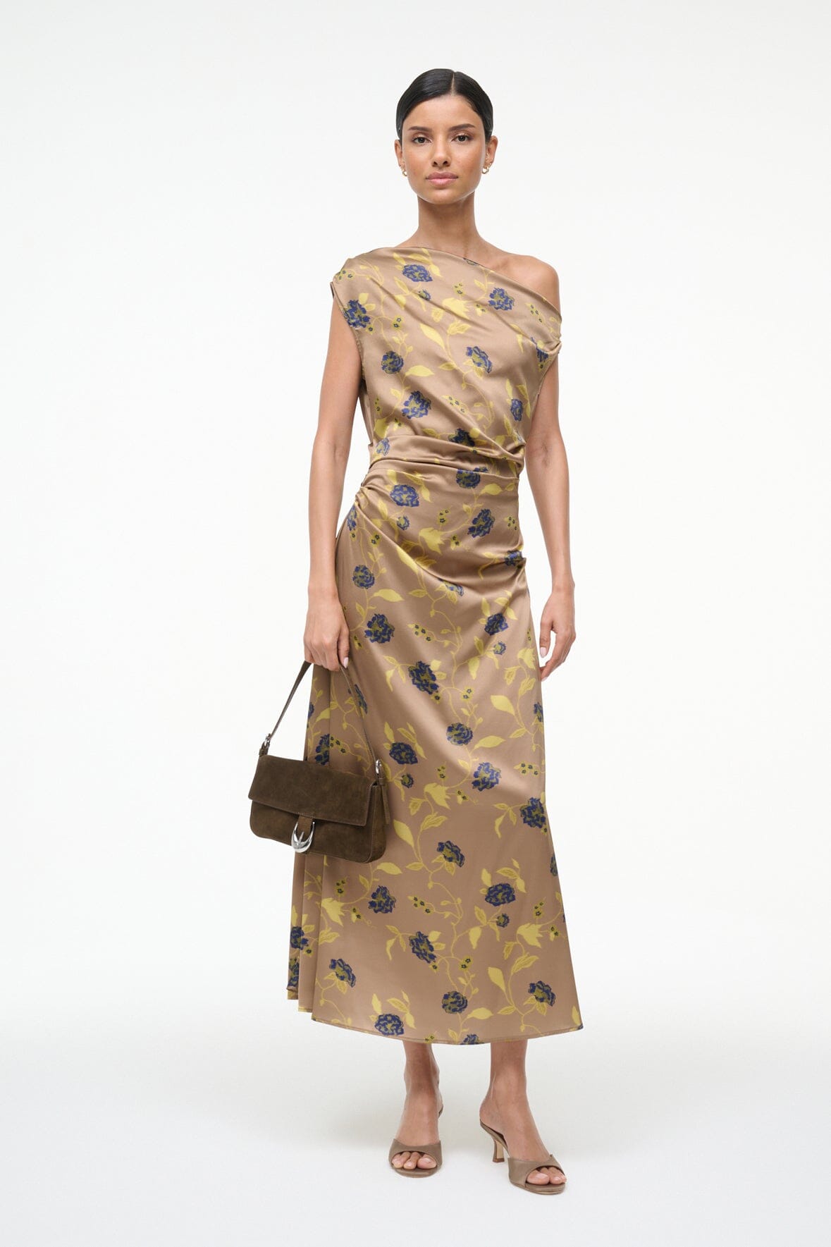 Image PHARE SILK DRESS | VINTAGE FLORAL 5 of 6 and Clicking this image will trigger a zoom pop-up