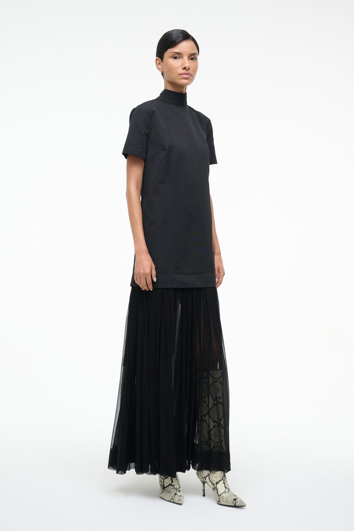 Image PIA DRESS | BLACK 3 of 6 and Clicking this image will trigger a zoom pop-up