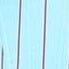 Close-up of light blue vertical stripes on one-piece swimsuit fabric