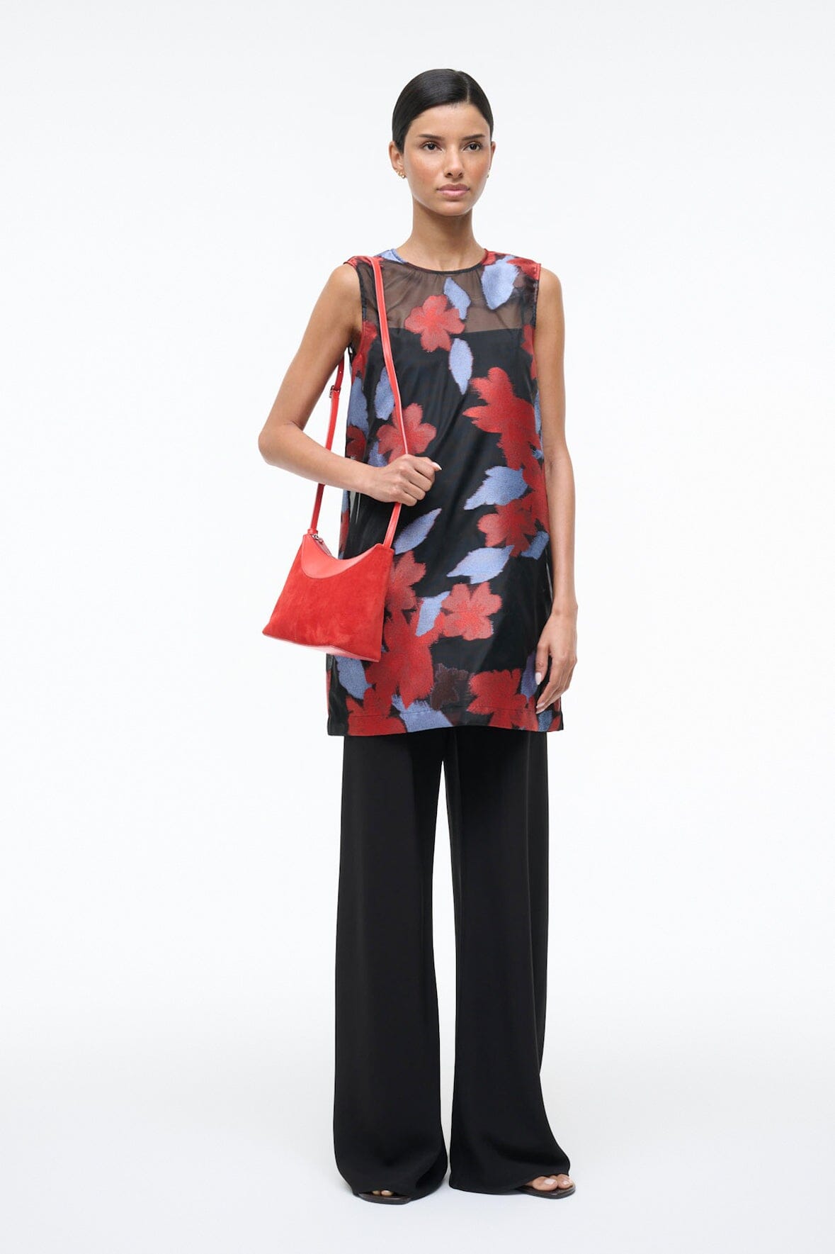 RODO パーティーバッグ レッド STAUD ROWEY BAG RED ROSE