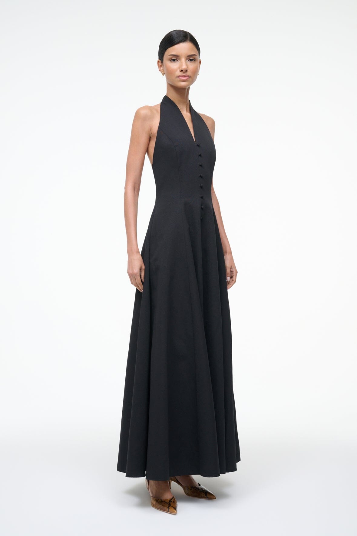 Image STELLA DRESS | BLACK 2 of 5 and Clicking this image will trigger a zoom pop-up