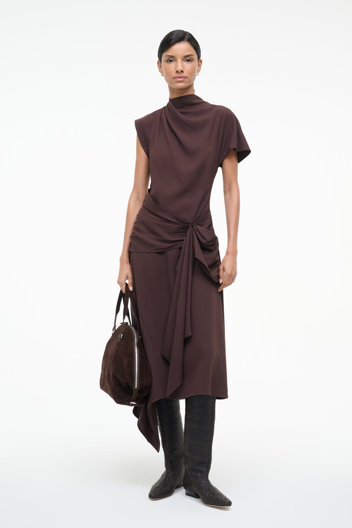 Image DAVINA DRESS | EARTH 6 of 8 and Clicking this image will trigger a zoom pop-up