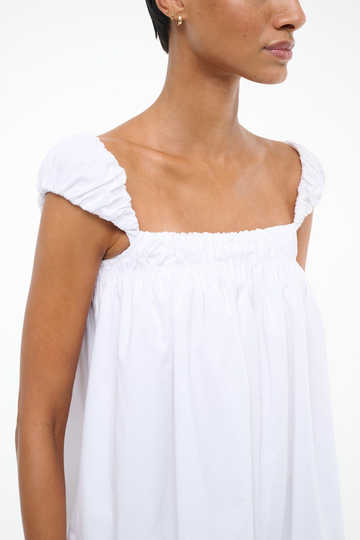 Image BEAU DRESS | WHITE 6 of 7 and Clicking this image will trigger a zoom pop-up