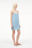 LAURA LINEN MINI DRESS | SEAPORT STRIPE