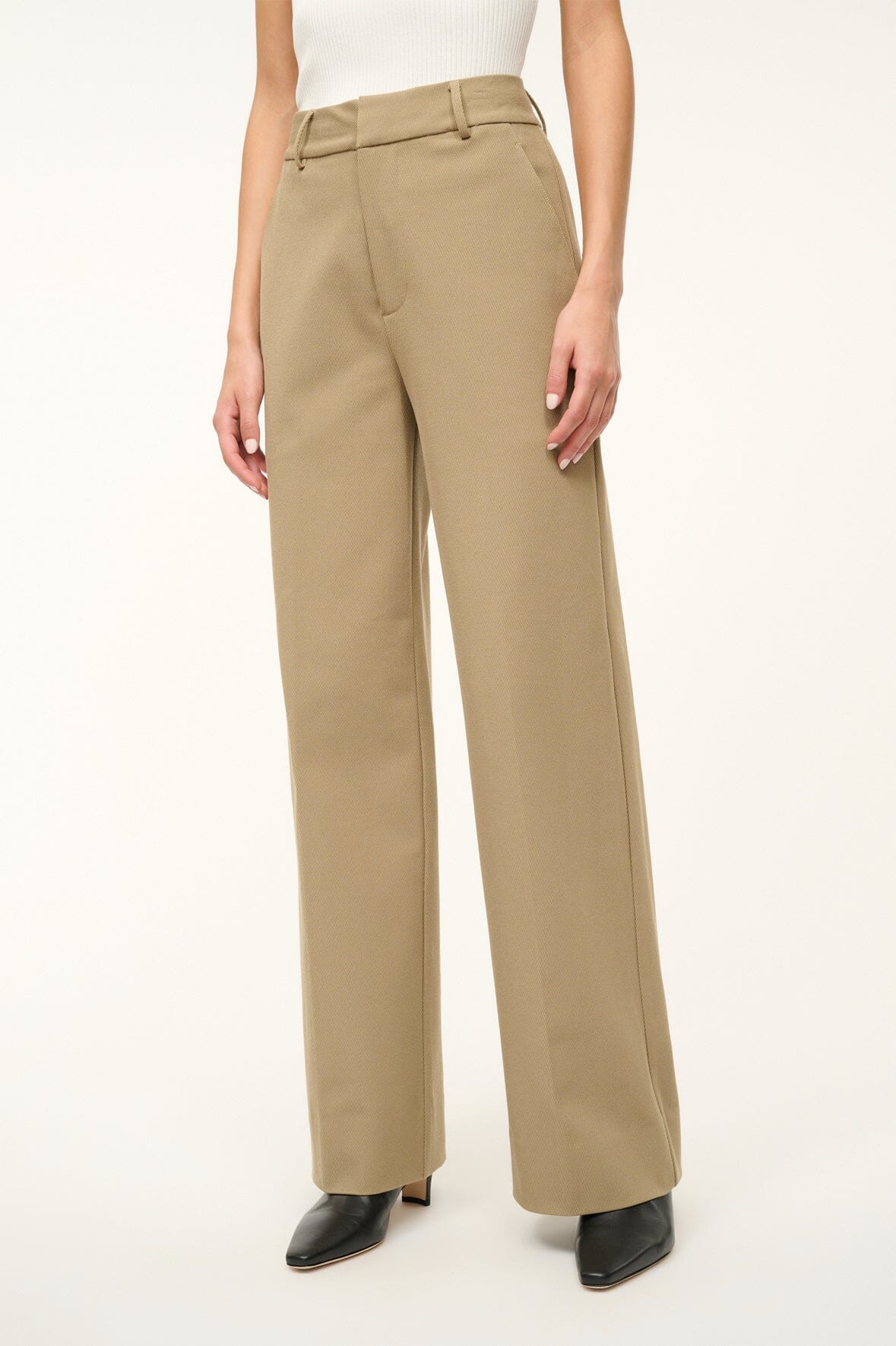 Image PRINCE TWILL PANT | BIRCH 2 of 7 and Clicking this image will trigger a zoom pop-up