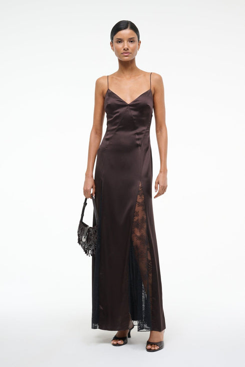 Go to TRINITY SILK DRESS EARTH view 1