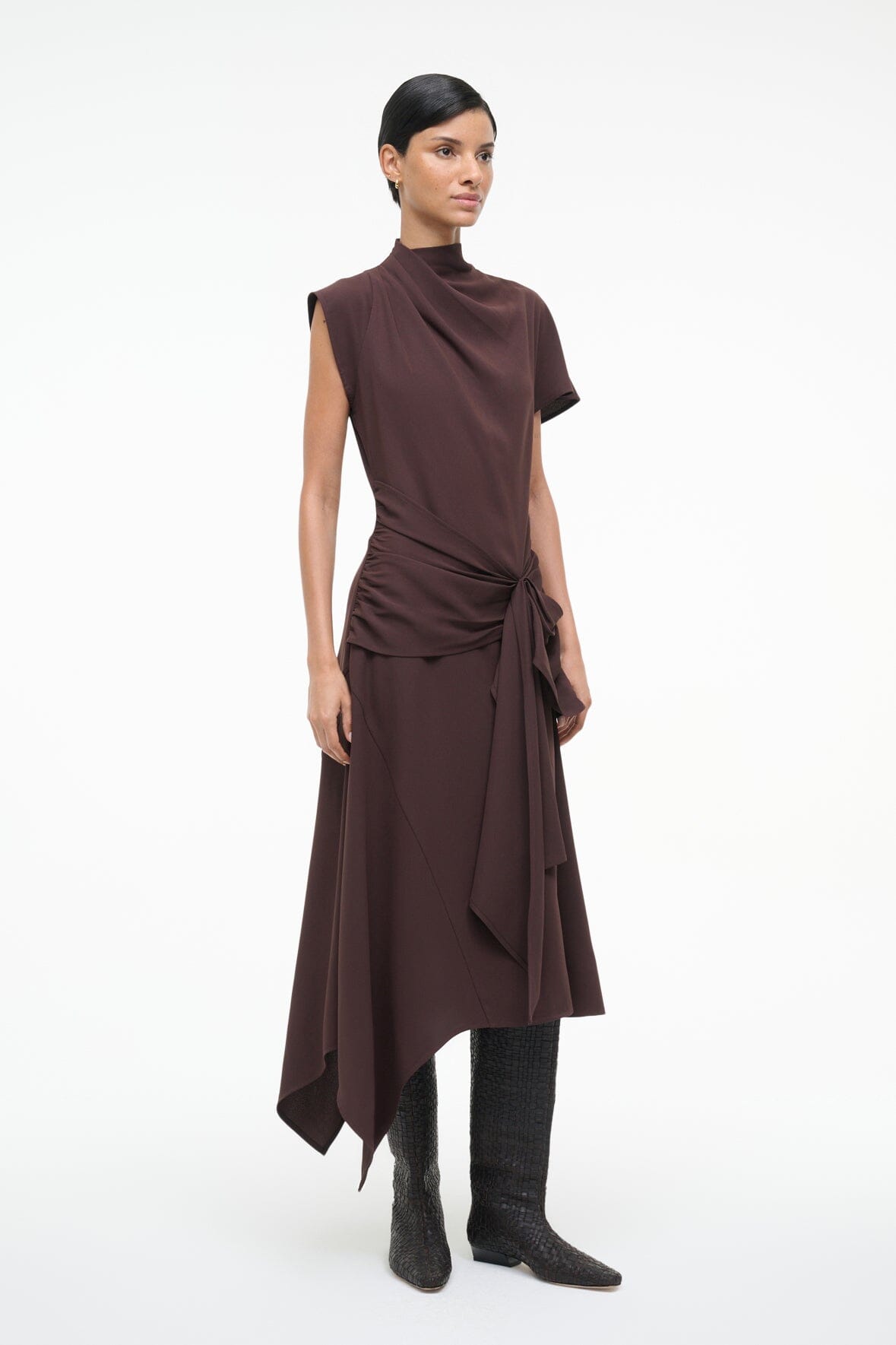 Image DAVINA DRESS | EARTH 5 of 8 and Clicking this image will trigger a zoom pop-up