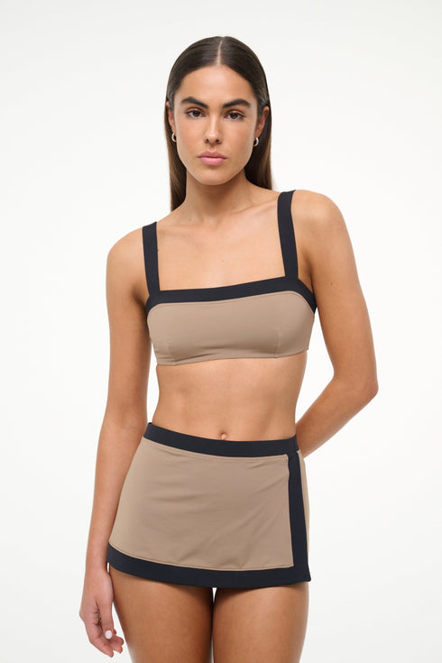 Go to CANYON SWIM SKIRT TAUPE BLACK view 2