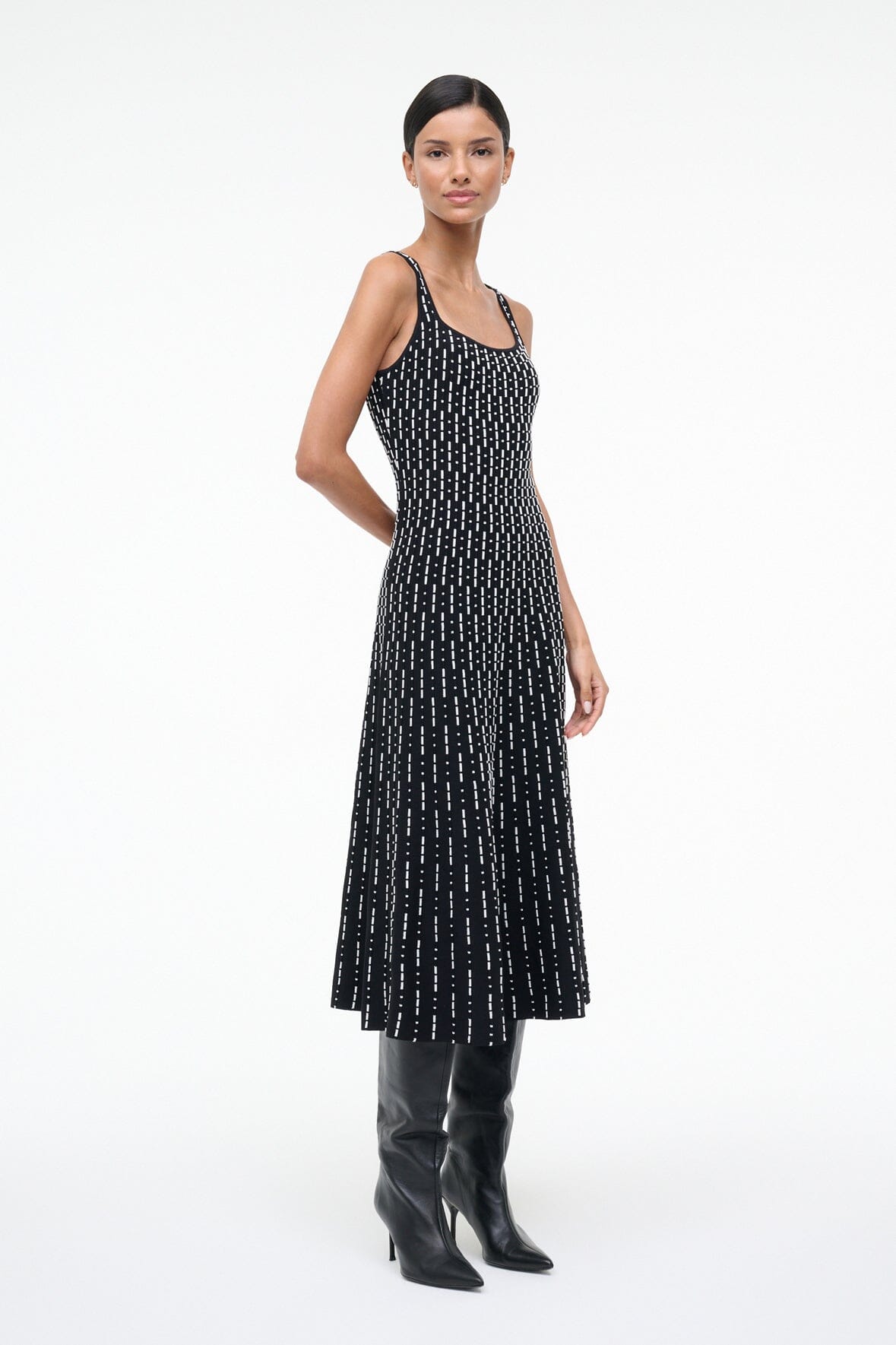 STAUD Women's Ellison Dress - Black - Size S