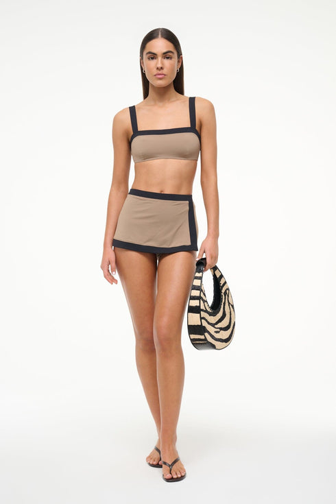 Go to CANYON SWIM SKIRT TAUPE BLACK view 1
