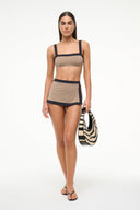 Image LIV BIKINI TOP | TAUPE BLACK 3 of 5