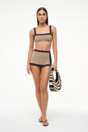 Image MOON RAFFIA BAG | ZEBRA RAFFIA 2 of 5