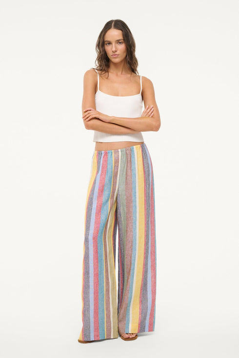 Go to BONFIRE LINEN PANT MARKET STRIPE view 1