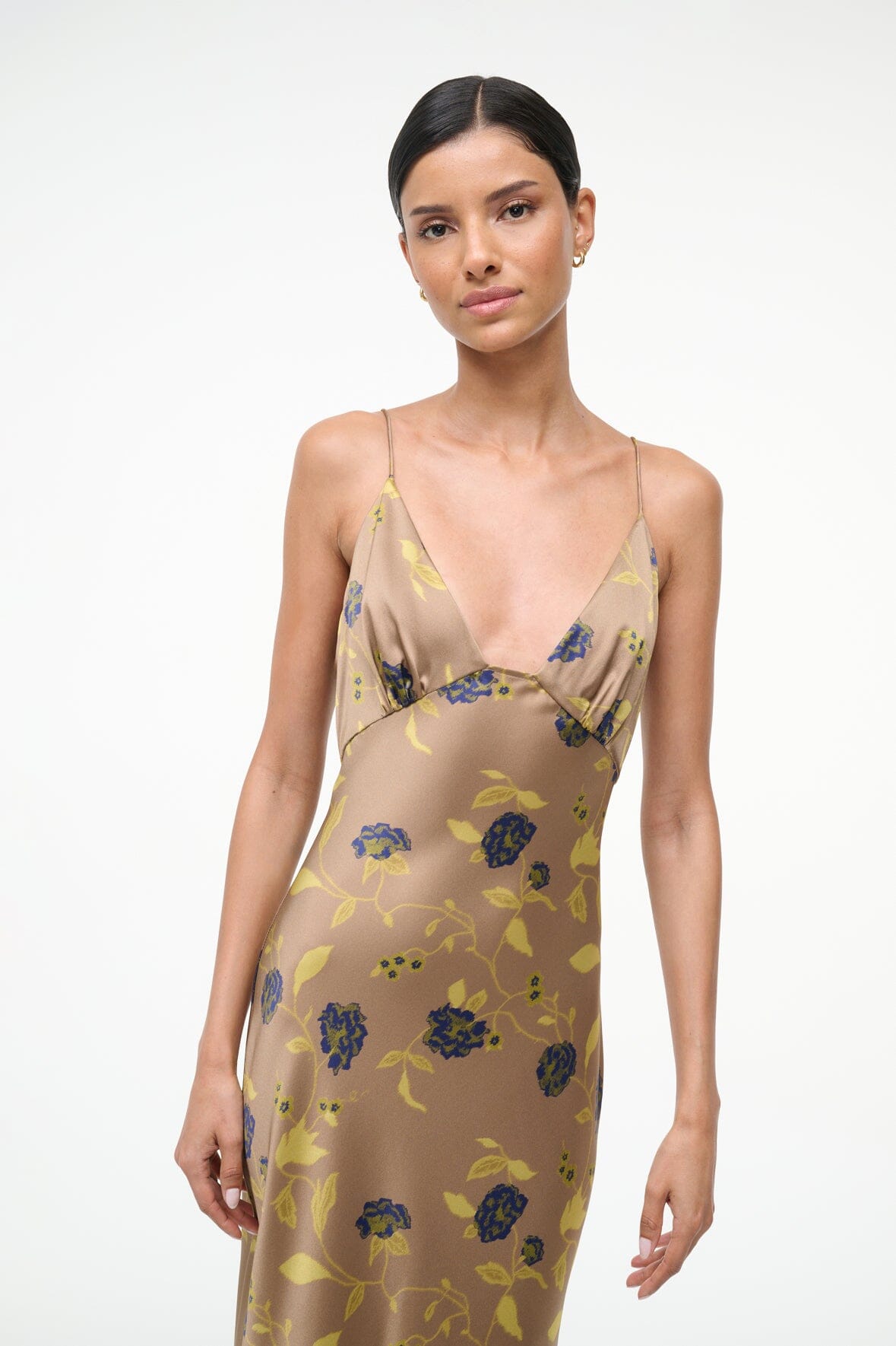 hank silk dress botanical shadows Hank Silk Dress Botanical Shadows