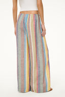 Image BONFIRE LINEN PANT | MARKET STRIPE 5 of 7