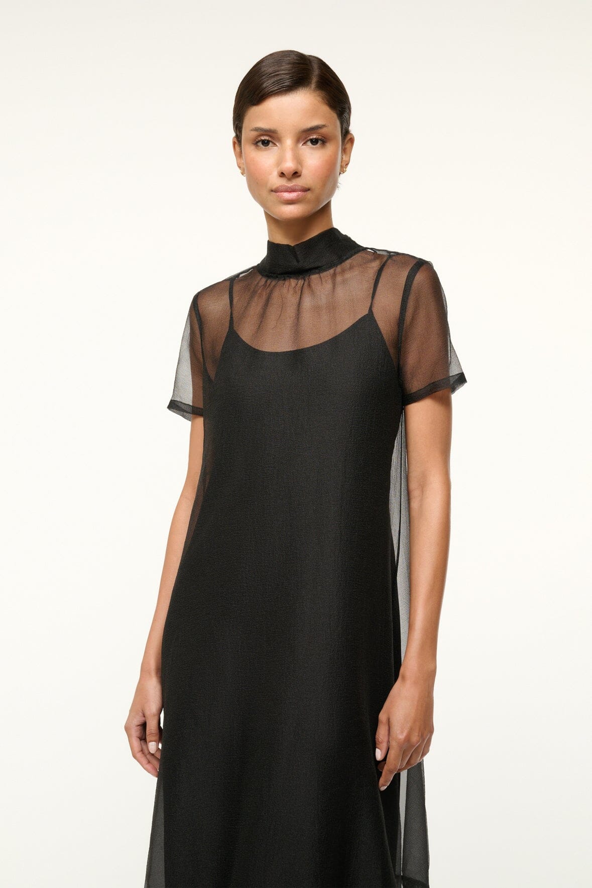 Image CALLUNA DRESS | BLACK 4 of 5 and Clicking this image will trigger a zoom pop-up