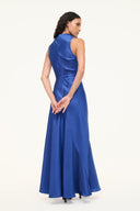 Image FRIDA SILK DRESS | DEEP SEA 4 of 6