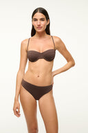 Image JO BALCONETTE BIKINI TOP | DARK CHOCOLATE 1 of 5