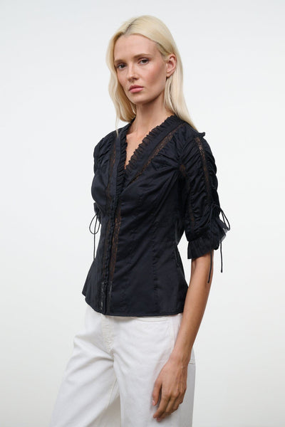 STAUD PAOLINA TOP BLACK