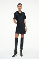 Image IRIS SILK DRESS | BLACK 5 of 5