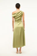 Image PHARE SILK DRESS | MOSS 5 of 7