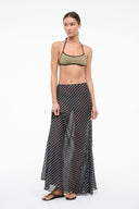 VELMA SKIRT | BLACK GEO