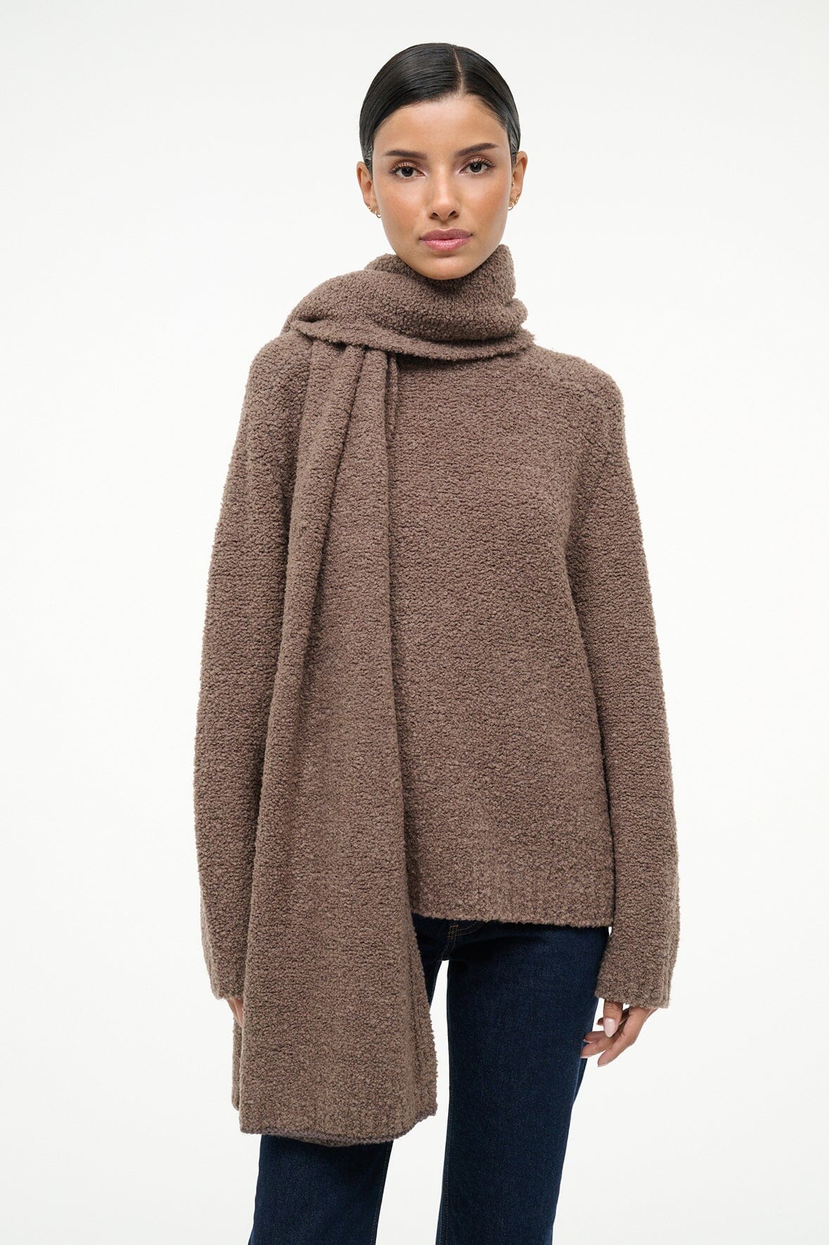 Image SIREN SWEATER | TRUFFLE 1 of 5 and Clicking this image will trigger a zoom pop-up