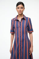 Image JOAN DRESS | RAILROAD STRIPE 5 of 6