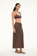 Image MILENA SKIRT | DARK CHOCOLATE 4 of 8