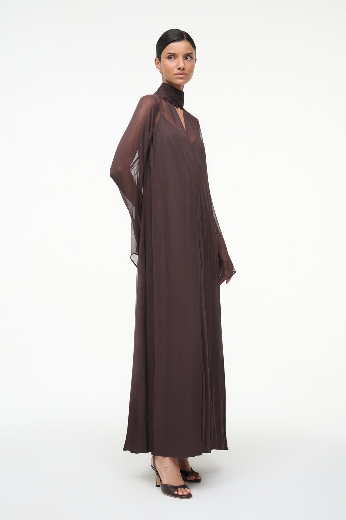 Staud Esther Maxi Dress Earth Staud Esther Maxi Dress Earth