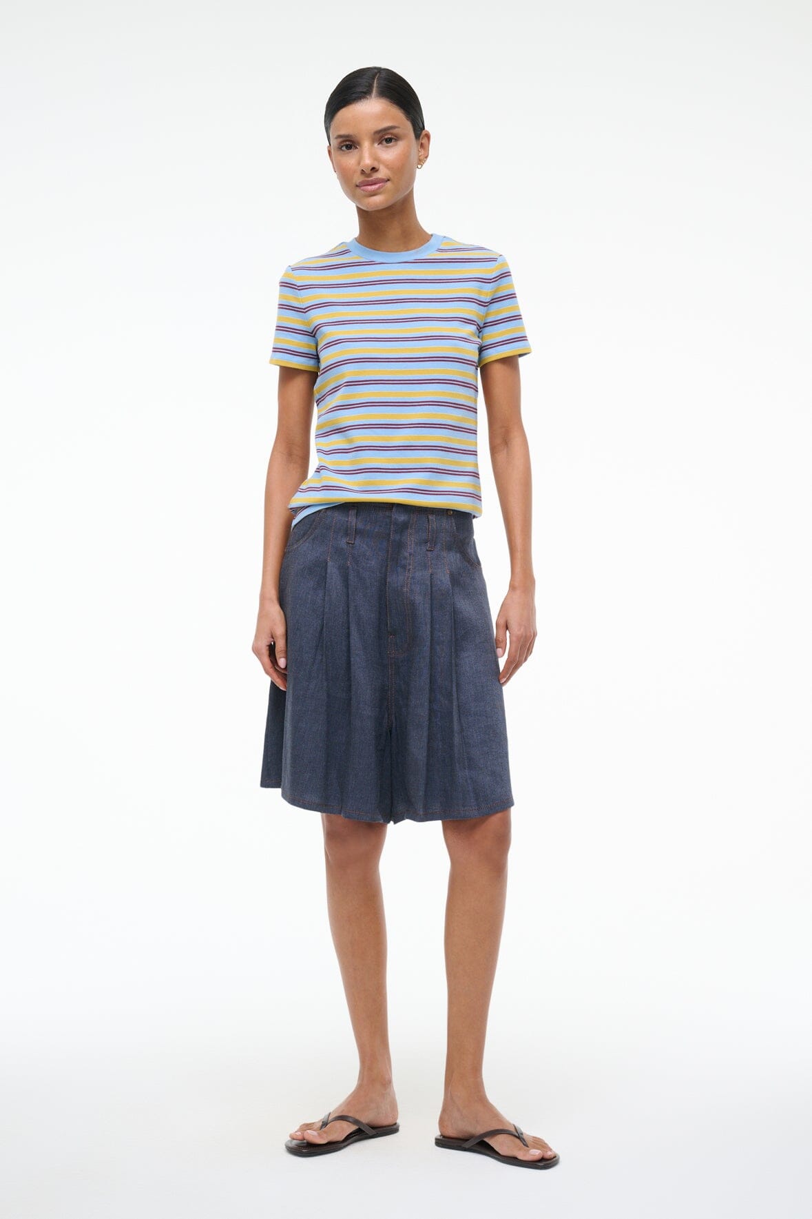 Image KNIGHT SHORT | CHAMBRAY 3 of 5 and Clicking this image will trigger a zoom pop-up