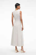 Image MARTINE LINEN DRESS | NATURAL 4 of 5