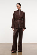 REED LINEN JACKET | ROOT ROOT / XS