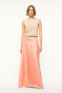 Image VINCENZO SILK SKIRT | CARNATION 1 of 8