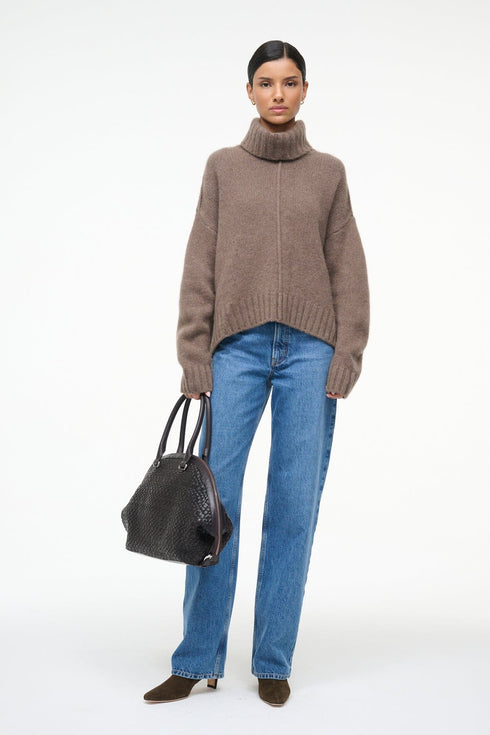Go to BETSY CASHMERE SWEATER TRUFFLE view 1