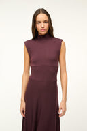 Image LAFAYETTE DRESS | MERLOT 2 of 6