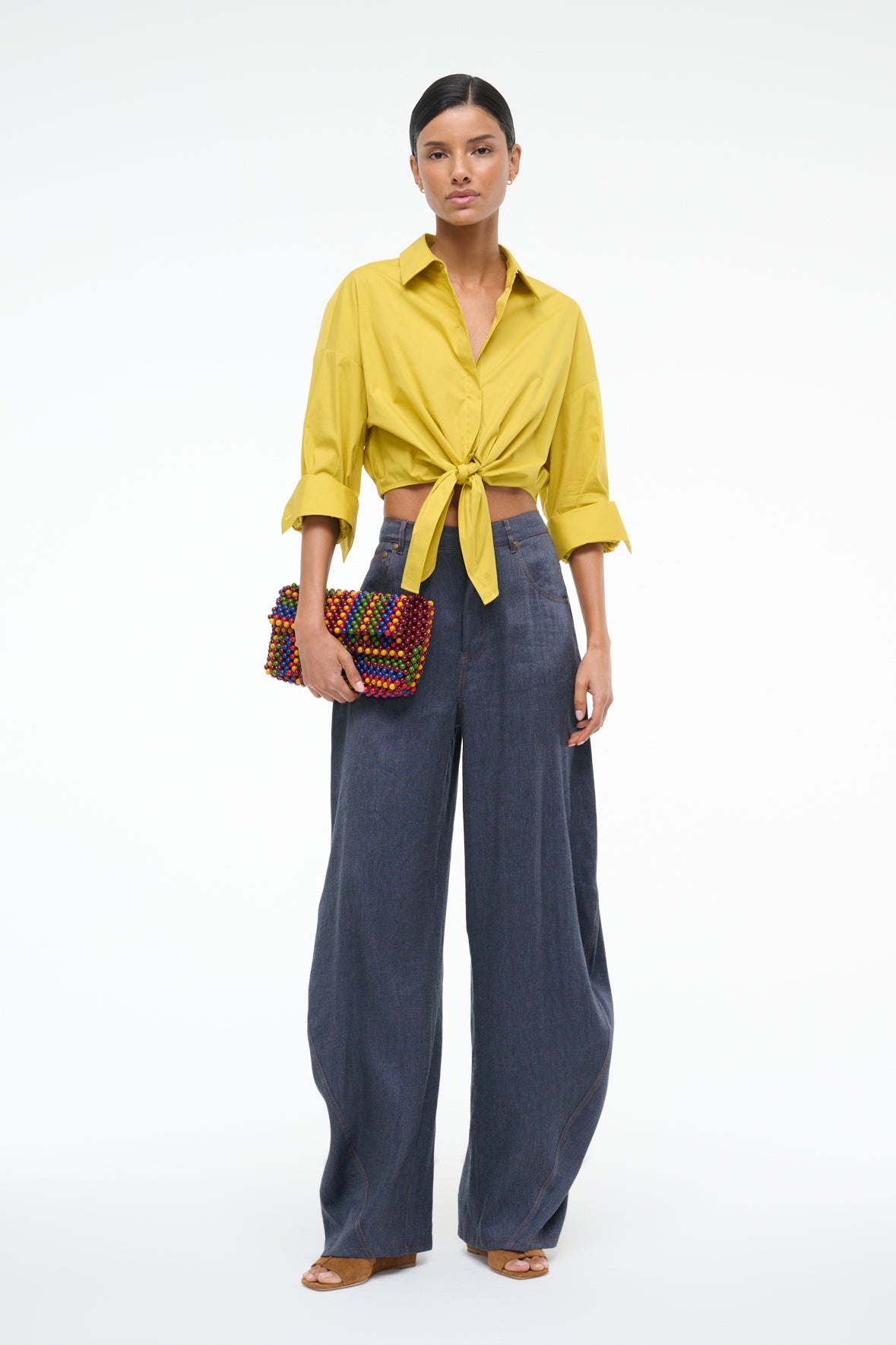 Image LISA TOP | CHARTREUSE 1 of 4 and Clicking this image will trigger a zoom pop-up