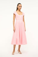 Image SHORT SLEEVE WELLS DRESS | PEARL PINK 2 of 5