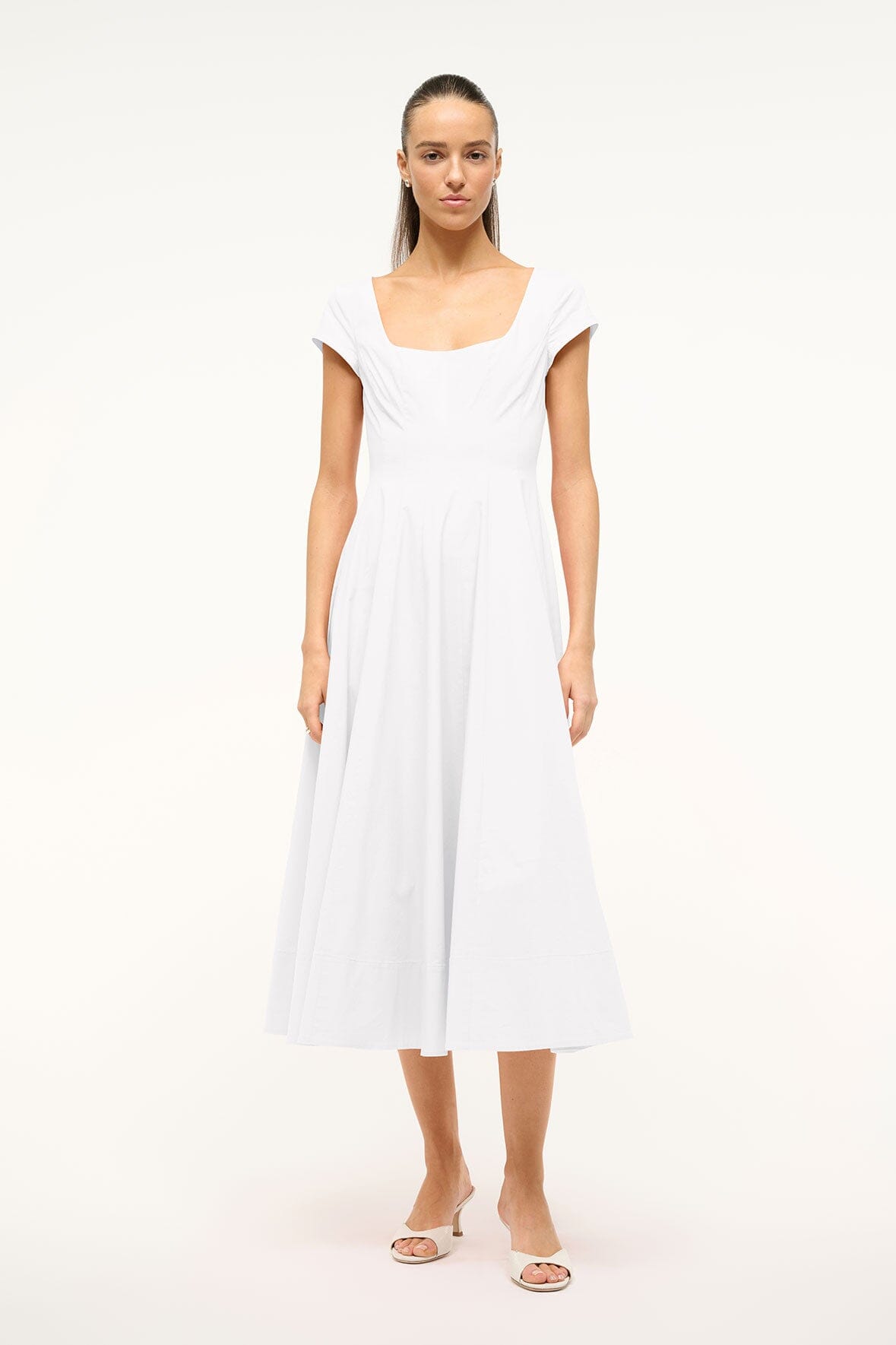 SHORT SLEEVE WELLS DRESS