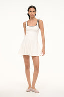 Image WELLS MINI SPORT DRESS | IVORY BLACK 1 of 6