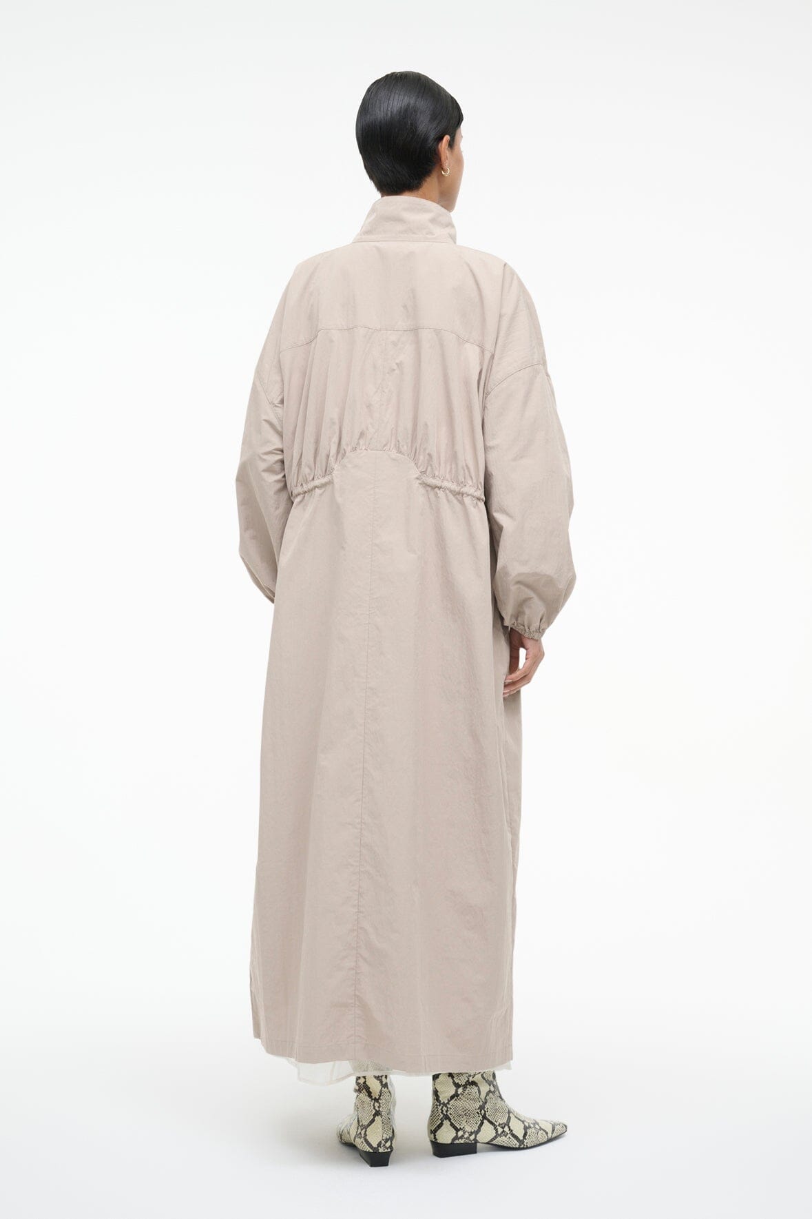 Image QUINN COAT | FAWN 3 of 9 and Clicking this image will trigger a zoom pop-up