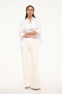 Image ALINE LEATHER PANTS | IVORY 3 of 7