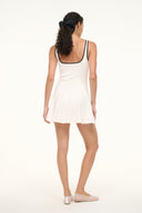 Image WELLS MINI SPORT DRESS | IVORY BLACK 3 of 6